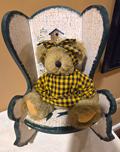 Vintage style plush teddy bear - teddy,