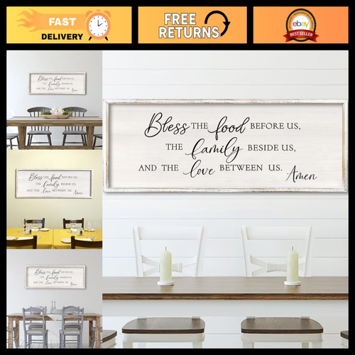 Bless the food - food, wall