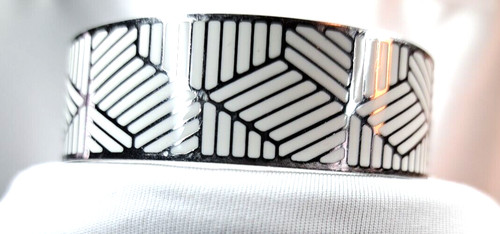 Rustic cuff silver - cuff,