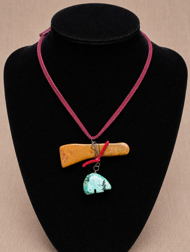 Handmade rustic necklace ooak - rustic,