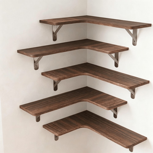 Rustic espresso brown - rustic, corner