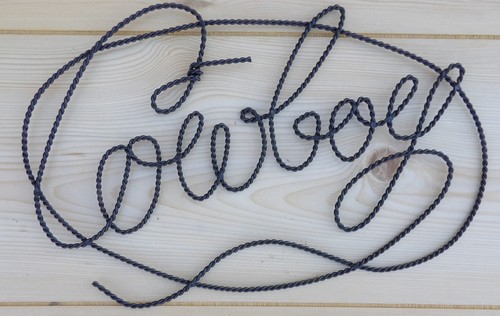 Rustic cowboy sign - sign, decor