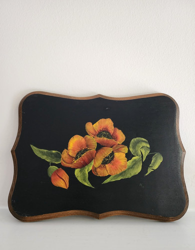 Vintage hand painted solid - vintage,